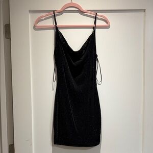 Hello Molly Glittery Black Dress